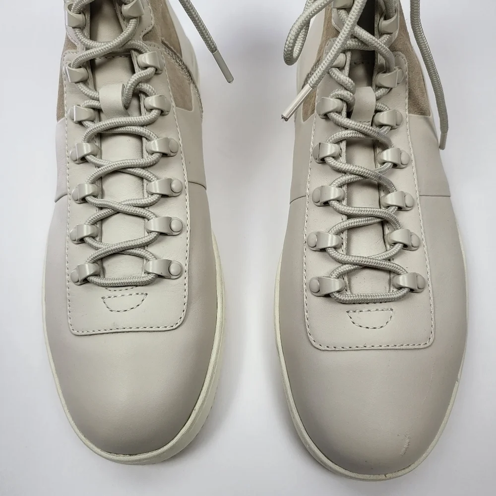 Vince Rowan High Top Lace-Up Leather Suede Sneaker Size 9.5M